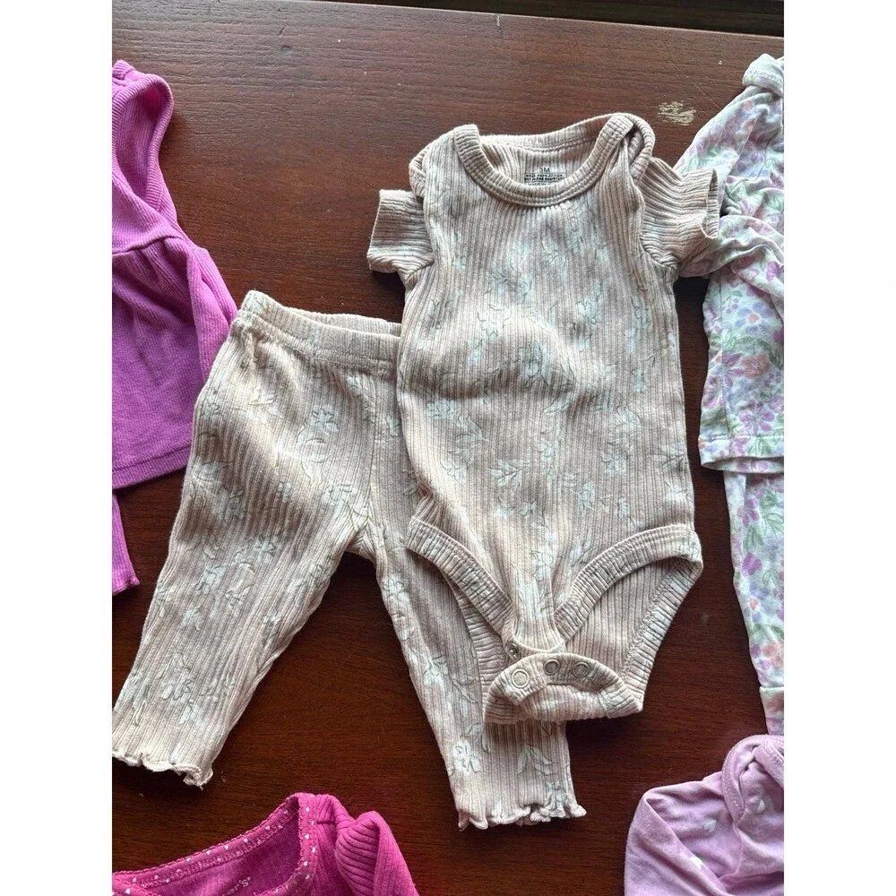 CARTERS baby girls lot of outfits ribbed tank peplum dresses with shorts, etc